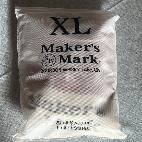 NWOT. Mens. Maker’s Mark. Red and Cream Men's Sweater XL - Picture 13 of 13